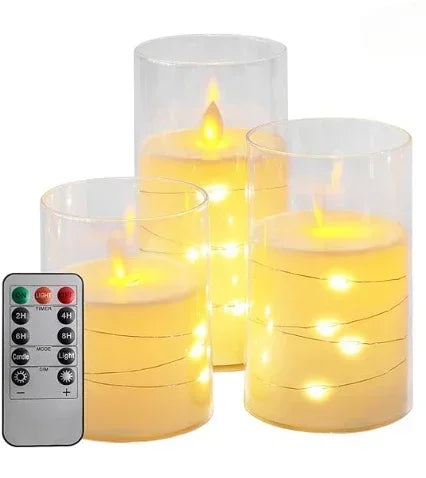 GadgetGoods Flameless Remote Candles