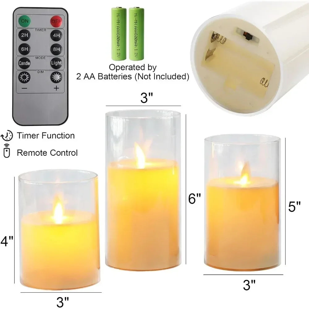 GadgetGoods Flameless Remote Candles